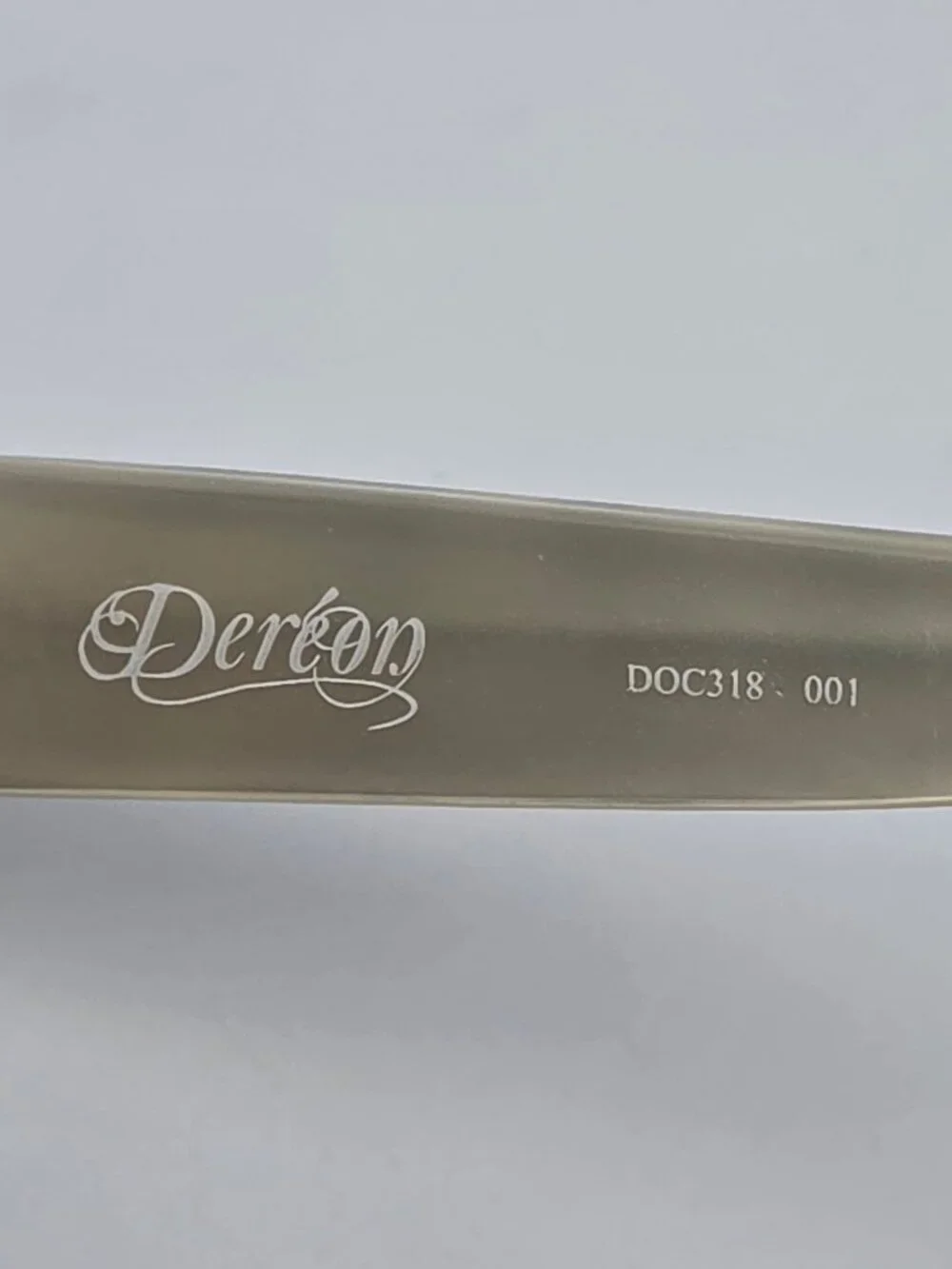 Dereon by Beyonce DOC318 01 Black Pearl Leopard Print Eyeglasses Frame 53-20-135